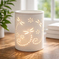 Load image into Gallery viewer, Dragonfly Cut Out Ceramic Wax Burner