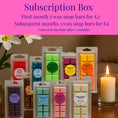 Load image into Gallery viewer, Wax Snap Bars Subscription First month £3 thereafter £9 month