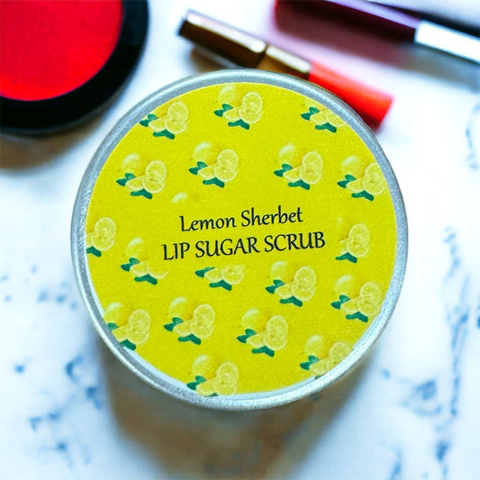 Lemon Sherbet Lip Balm & Sugar Scrub Bundle