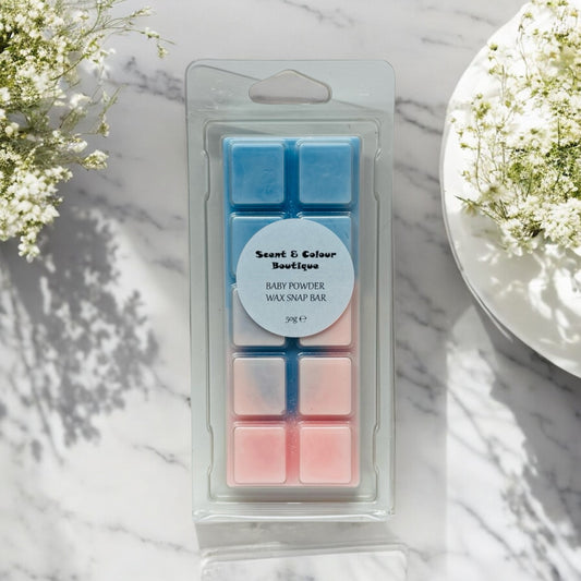 Baby Powder Wax Snap Bar
