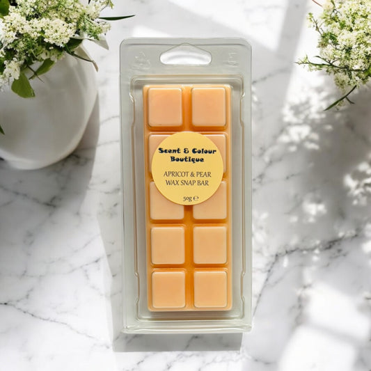 Apricot & Pear Wax Snap Bar