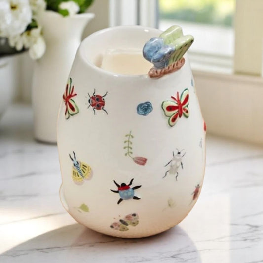 Butterfly and Bugs Tea Light Wax Burner