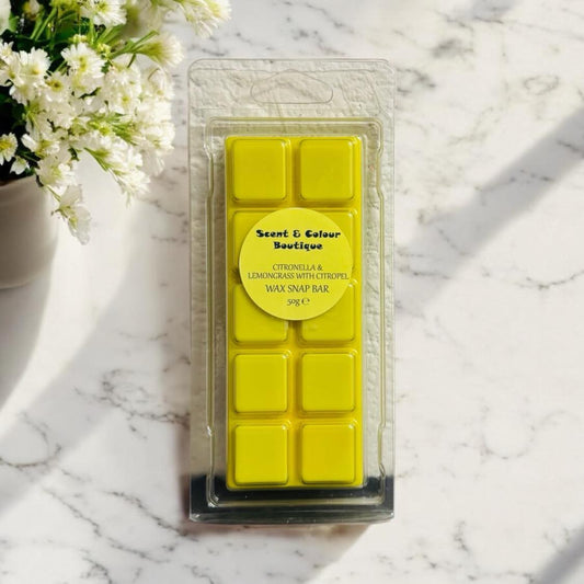 Citronella & Lemongrass with Citropel Wax Snap bar