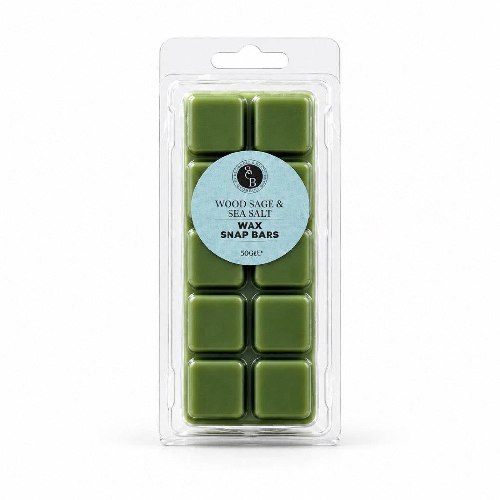 Wood Sage & Sea Salt Wax Snap bar