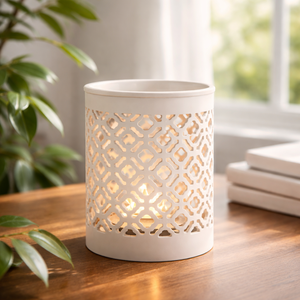 Lattice Wax Burner (White)