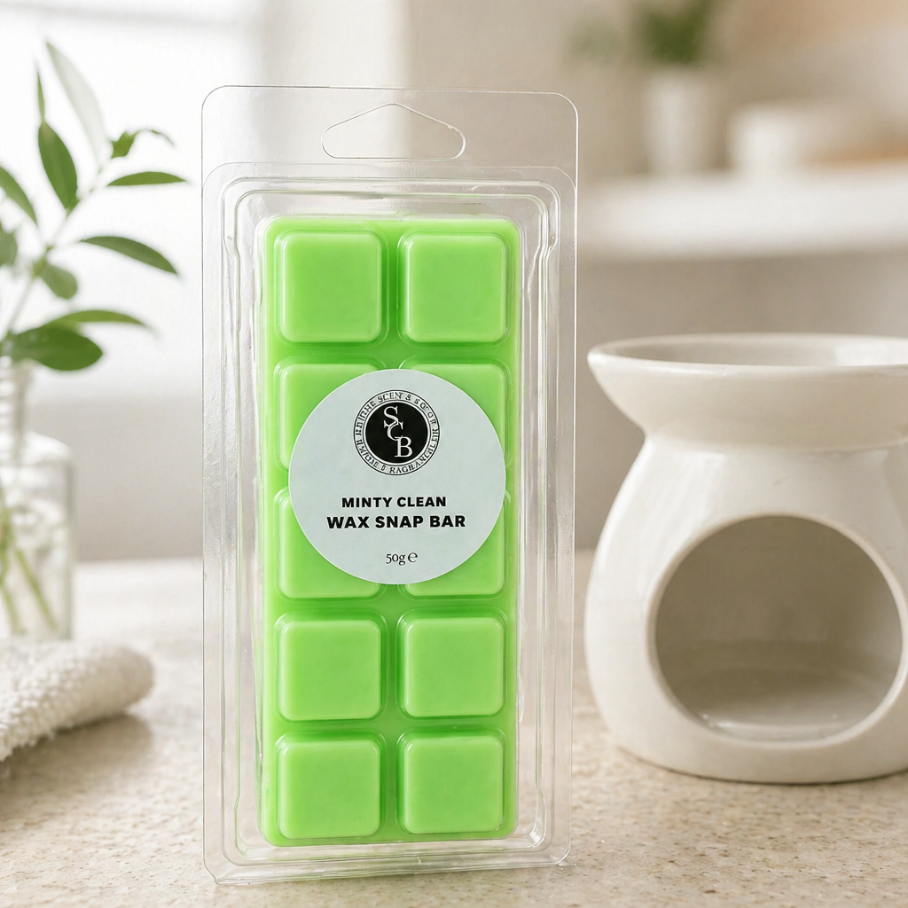 Minty Clean Wax Snap Bar