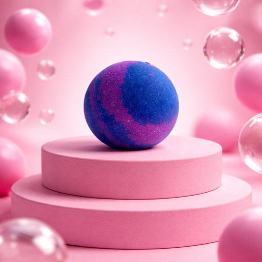Blue Raspberry Bath Bomb
