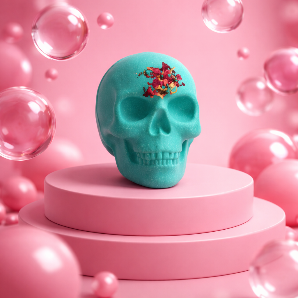 Rose Skull Bubble Bomb