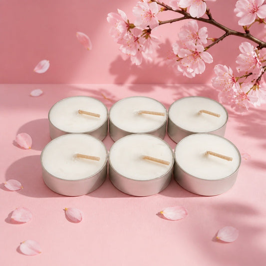Citronella & Lemongrass with Citrepel Tea Lights.