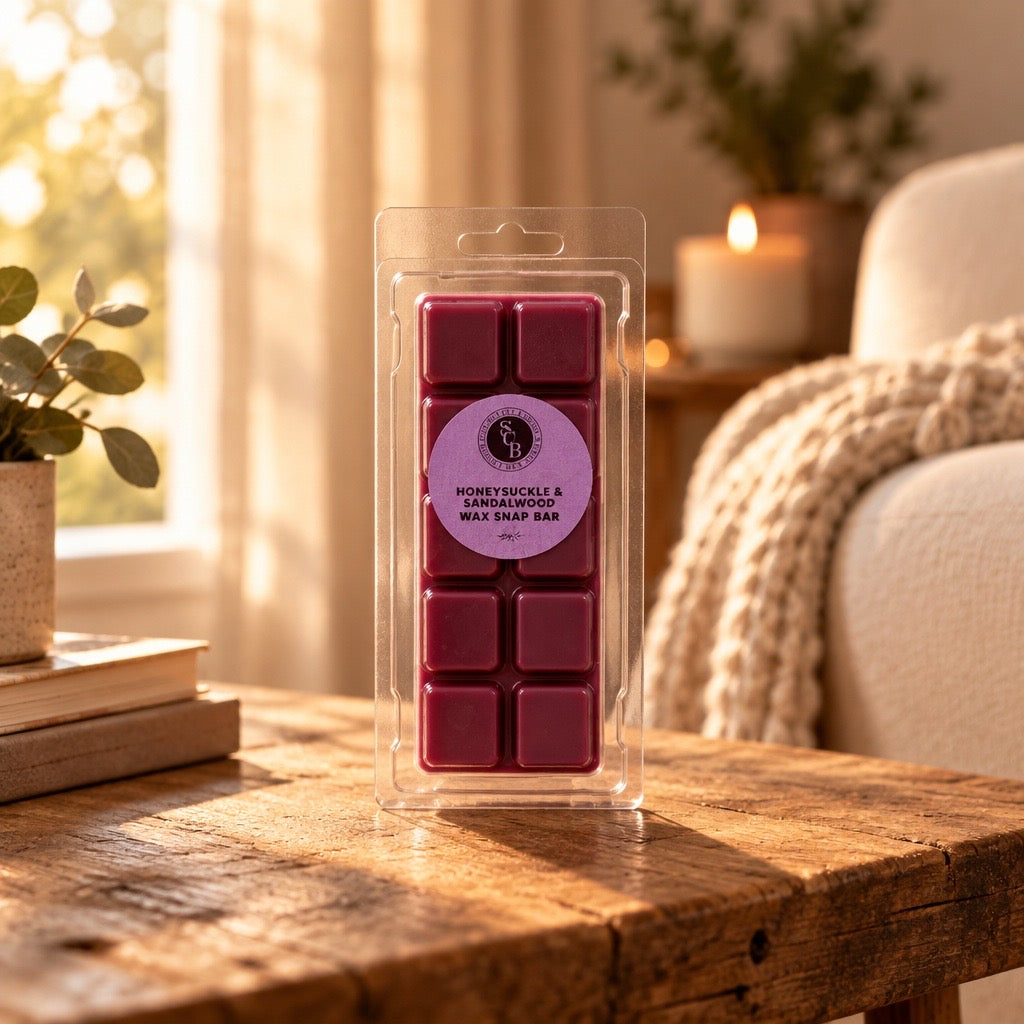 Honeysuckle and Sandalwood Wax Snap Bar
