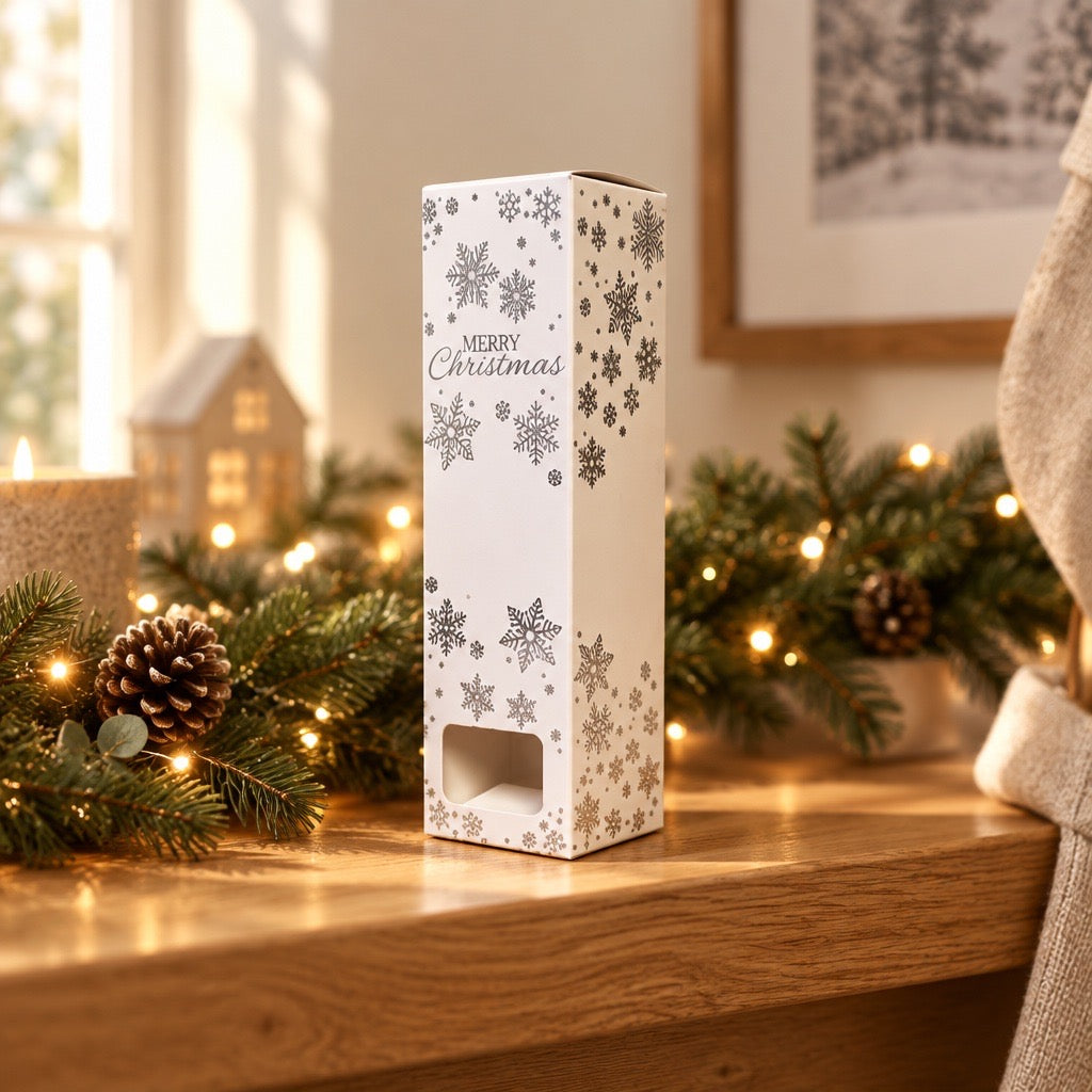 Reed Diffuser Xmas White Presentation Gift Box