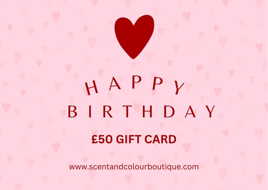 Happy Birthday Gift Card  £50