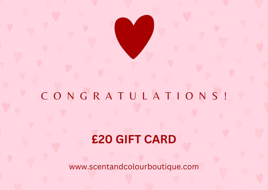 Congratulations Gift Card £20