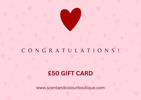Congratulations Gift Card £50