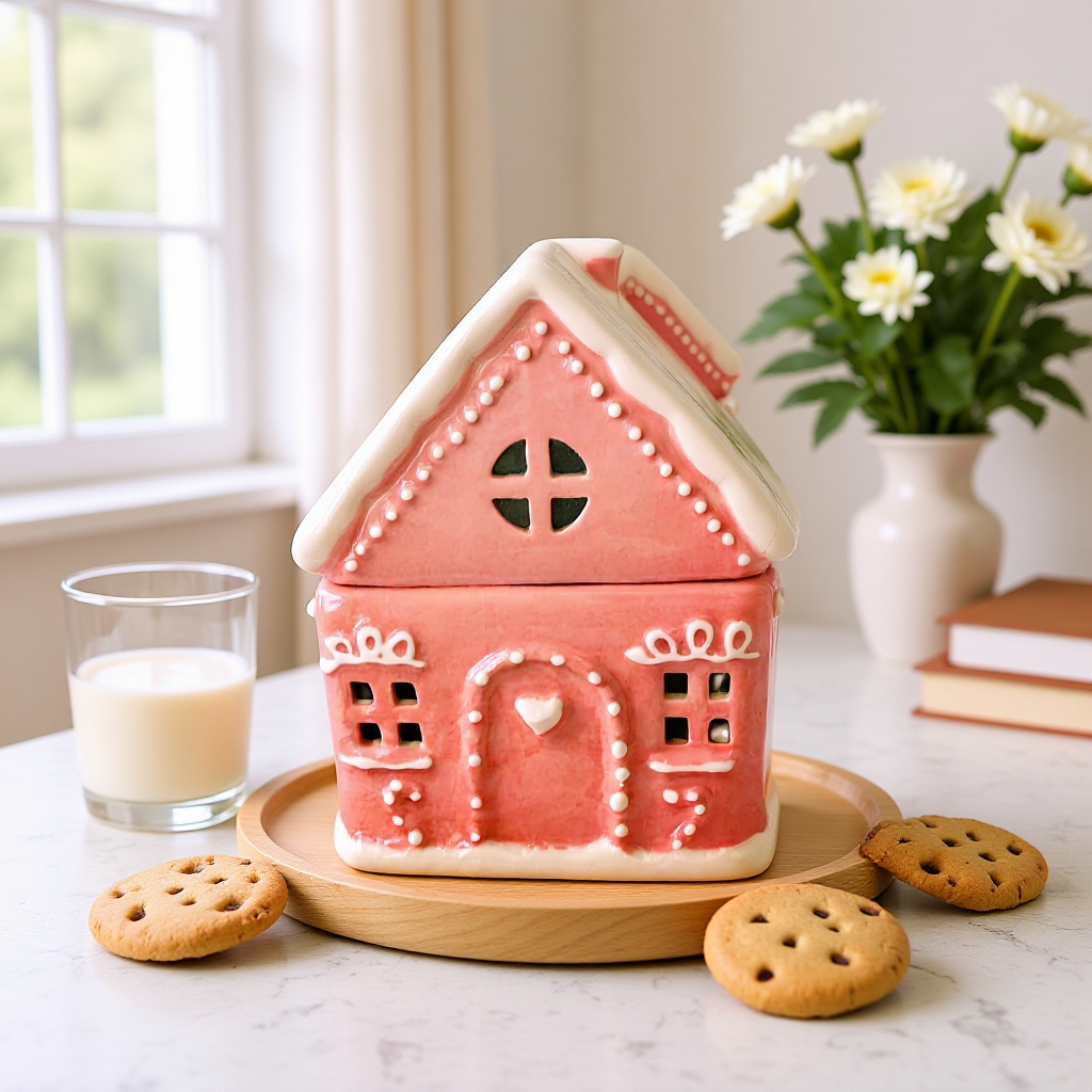 Pink Gingerbread Wax Melt Burner