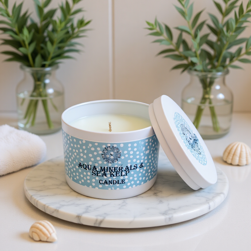 Aqua Minerals and Sea Kelp Candle