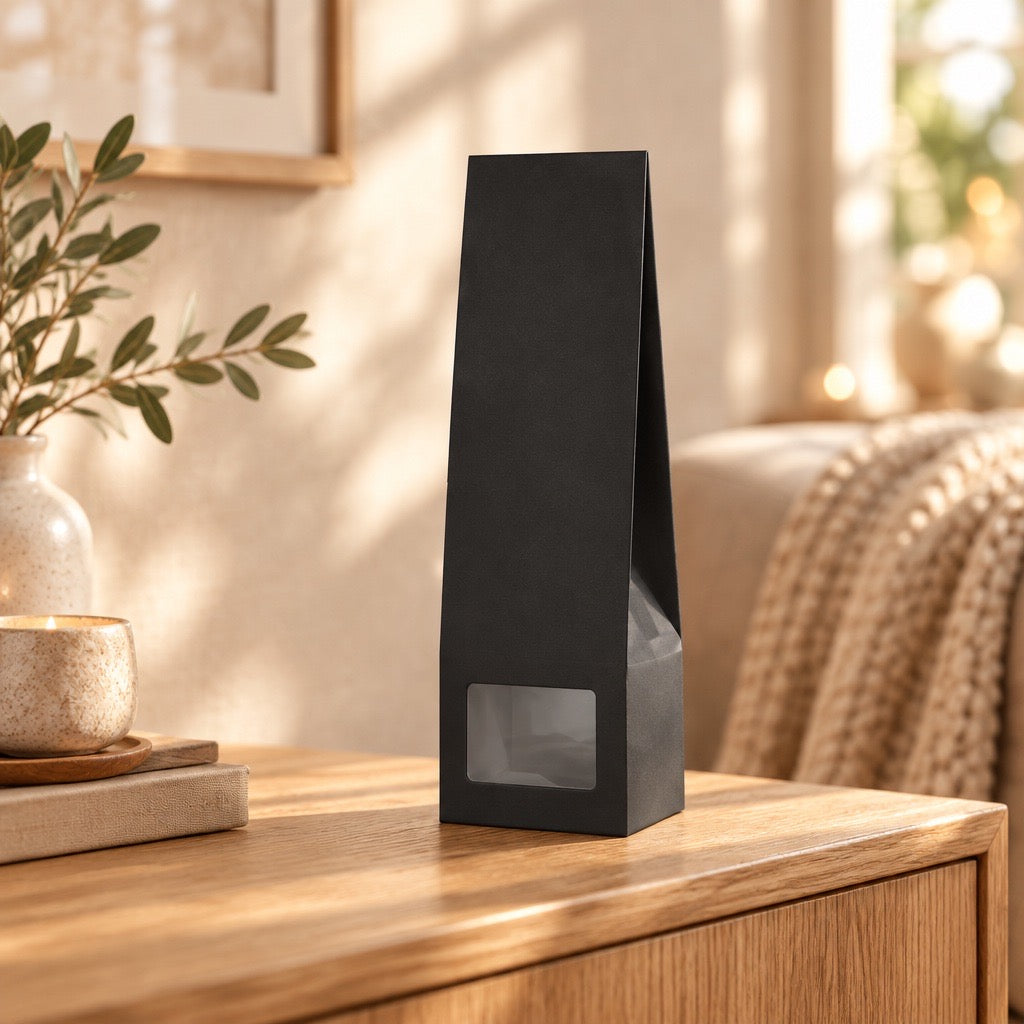 Reed Diffuser Black  Tapered Presentation Gift Box