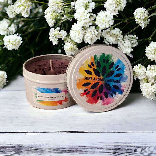Damson Plum, Rose and Patchouli Candle
