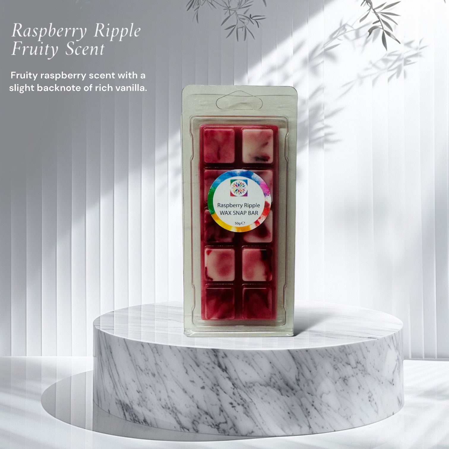 Raspberry Ripple Wax Snap Bar
