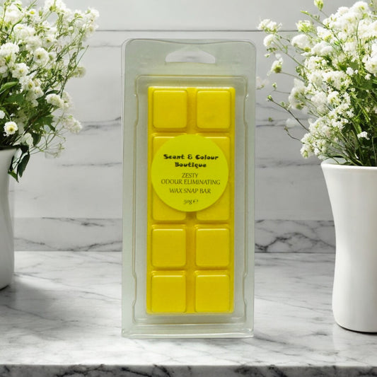 Zesty odour Eliminating Wax Snap Bar