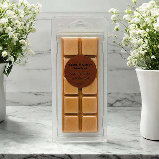 Myrhh and Tonka Wax Snap bar