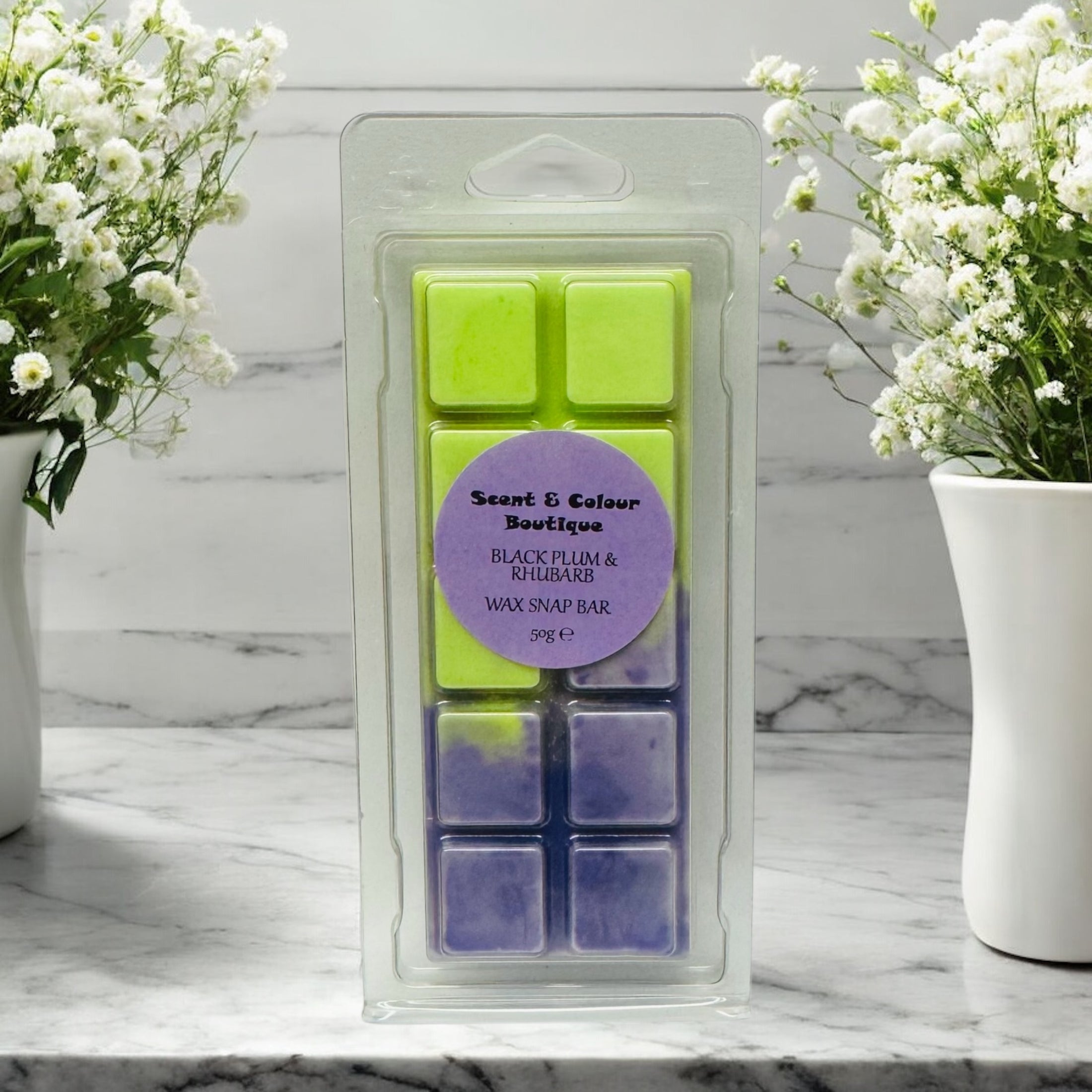 Black Plum & Rhubarb Wax Snap Bar