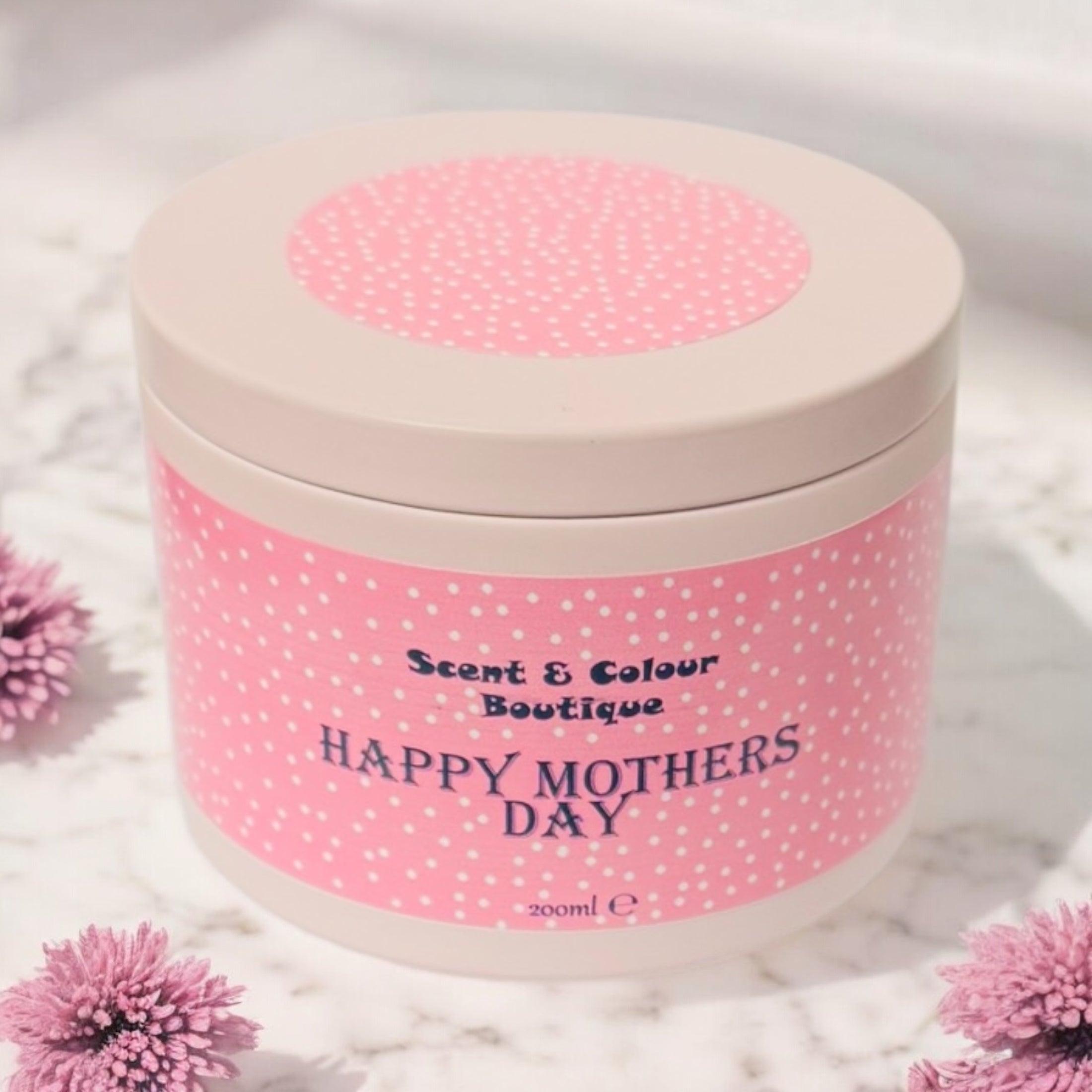 Happy Mothers day Mum Candle