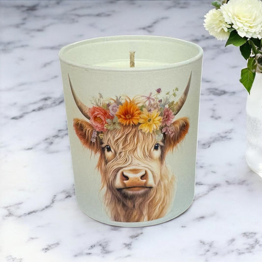 Harriett Highland Cow Candle
