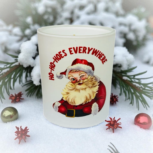 Ho-Ho-Hoes Everywhere Candle