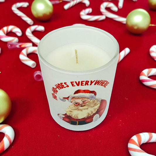 Ho-Ho-Hoes Everywhere Candle