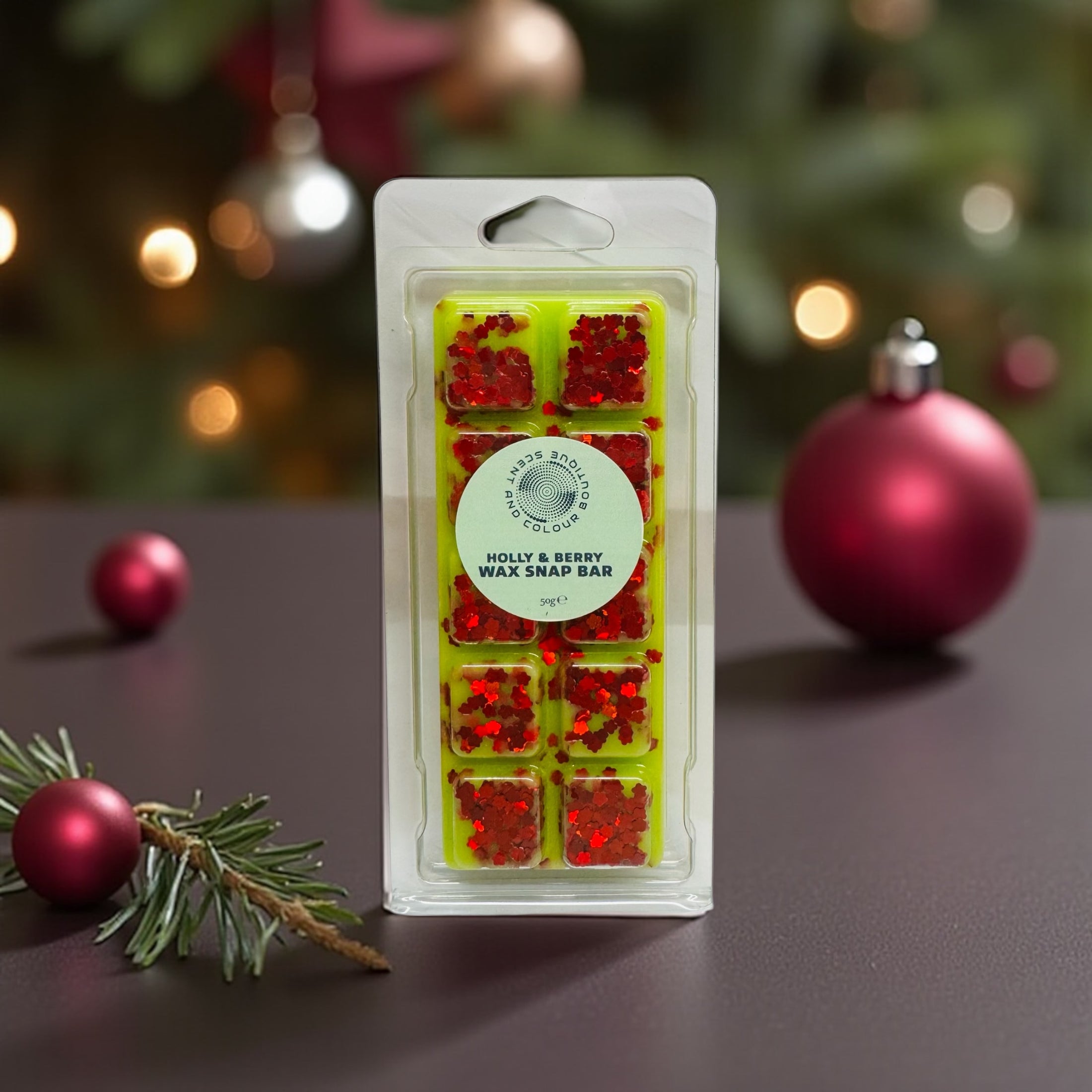 Red Berry & Holly Wax Snap Bar