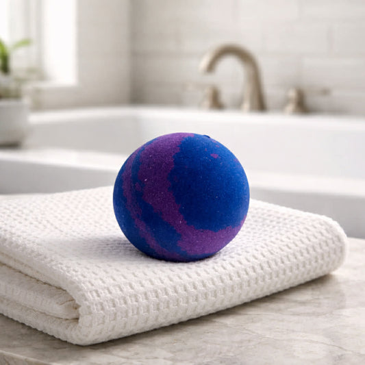 Blue Raspberry Bath Bomb