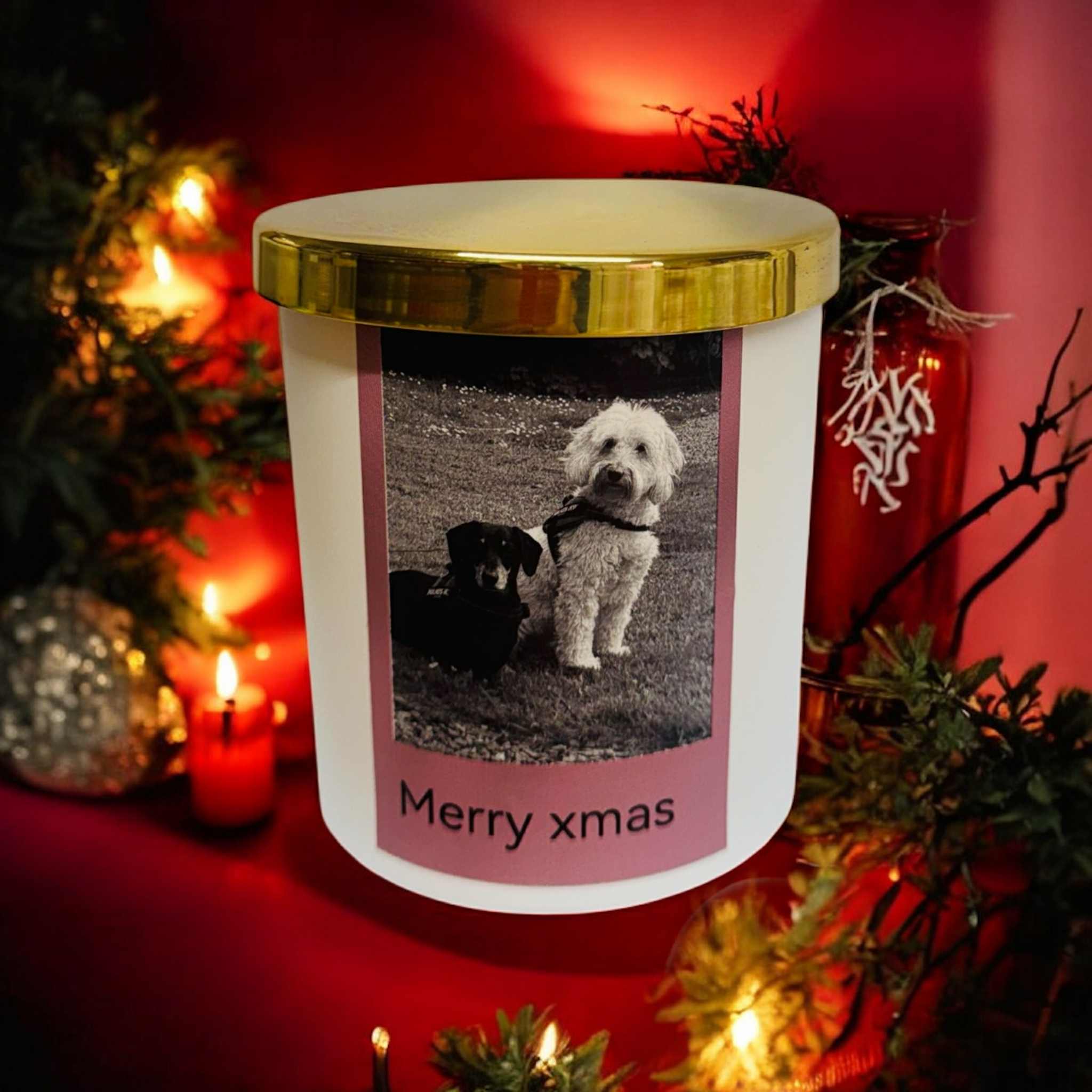 Personalised Photo Candles