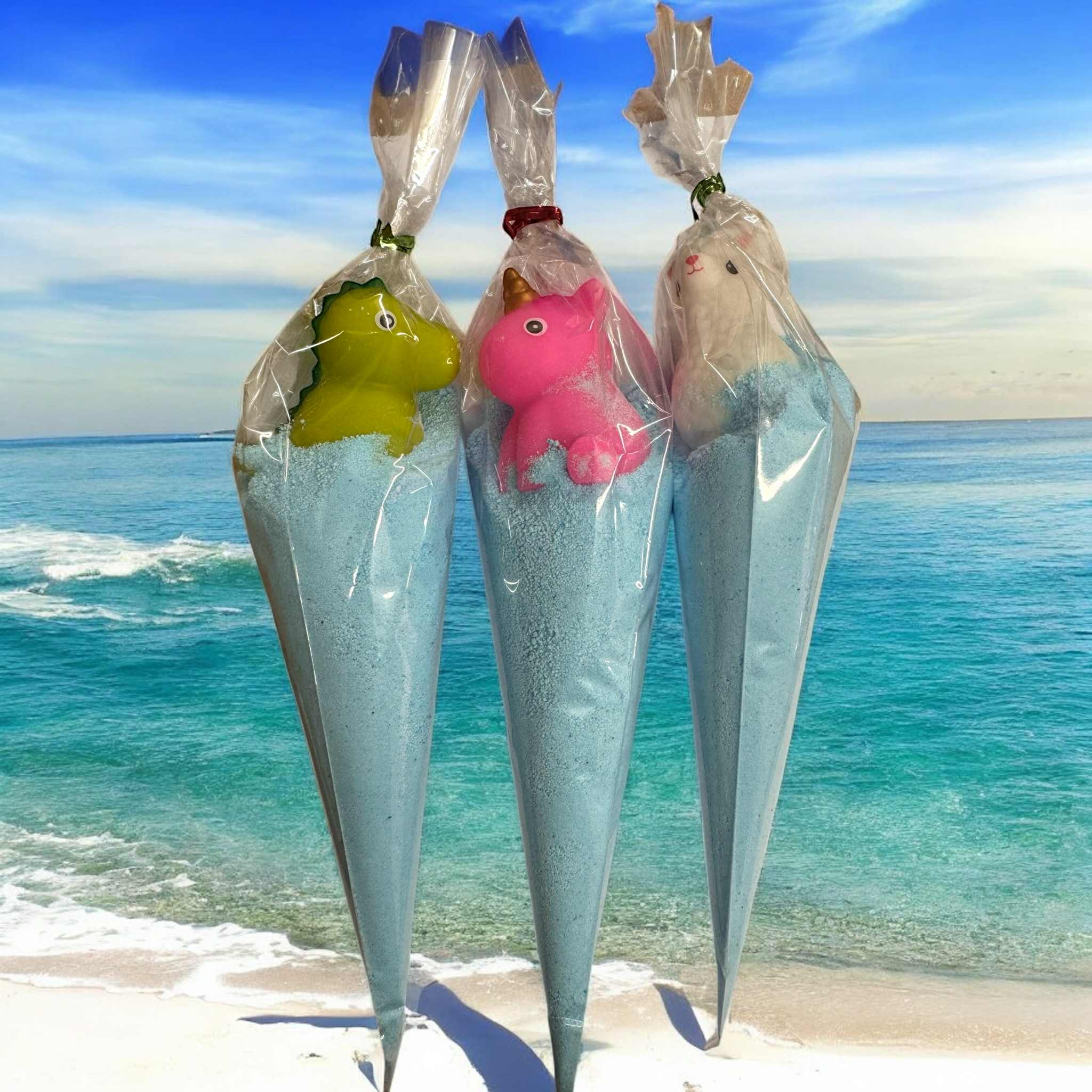 Light Up Toy Bubble and Fizz Cone Sea Surprise