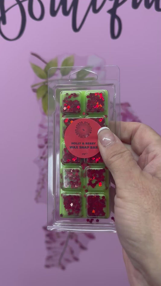 Red Berry & Holly Wax Snap Bar