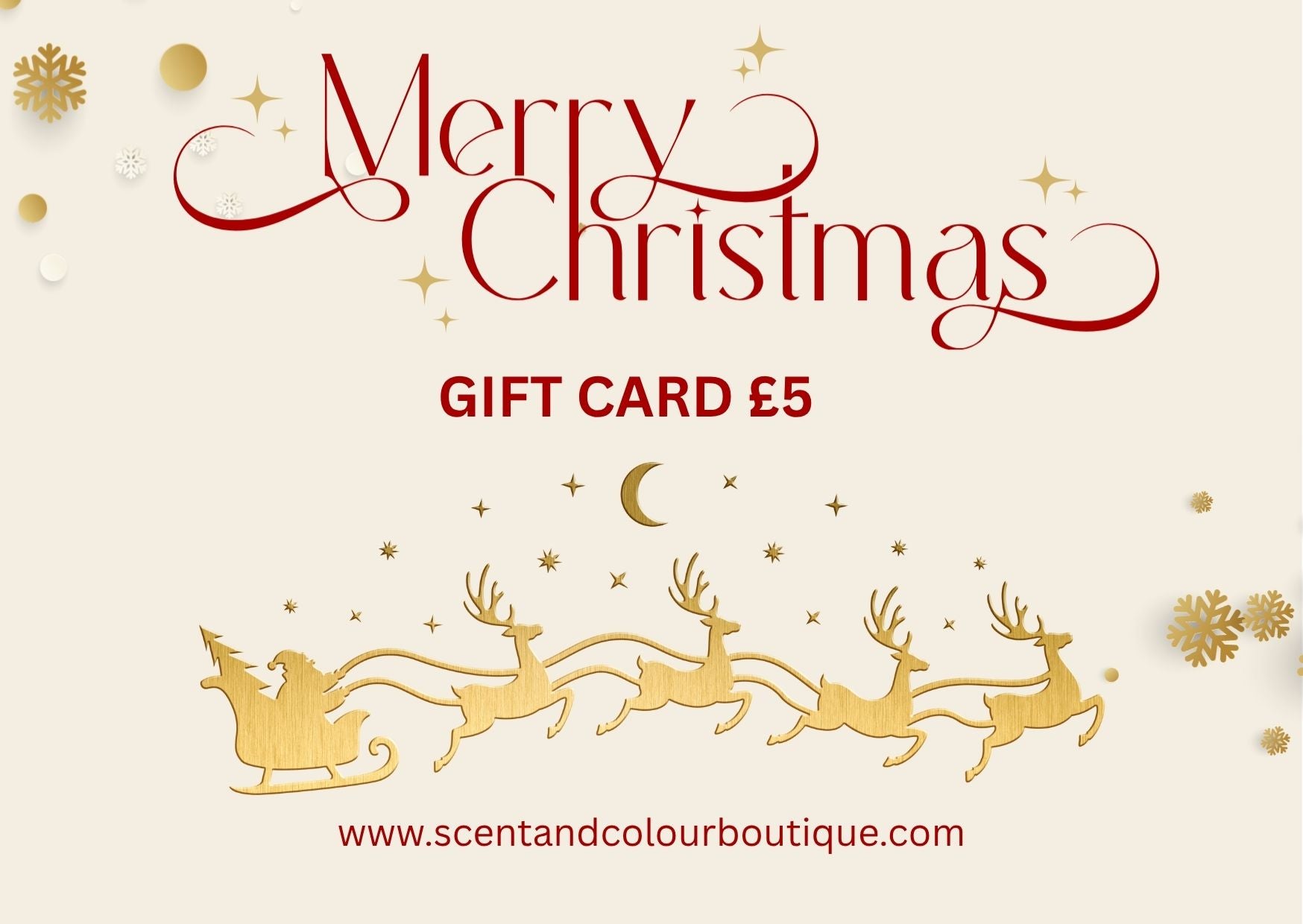 Xmas Gift Card £5